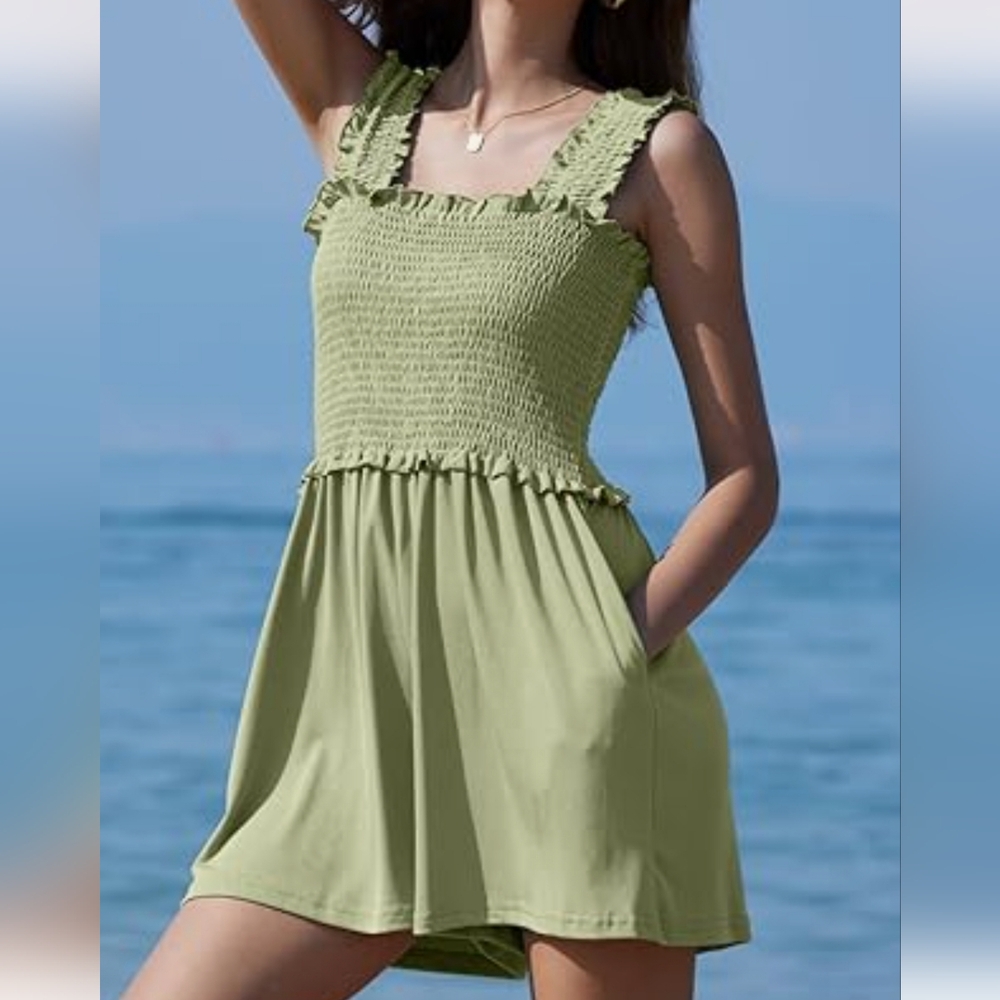 DEEP SELF Women Summer Sleeveless Romper